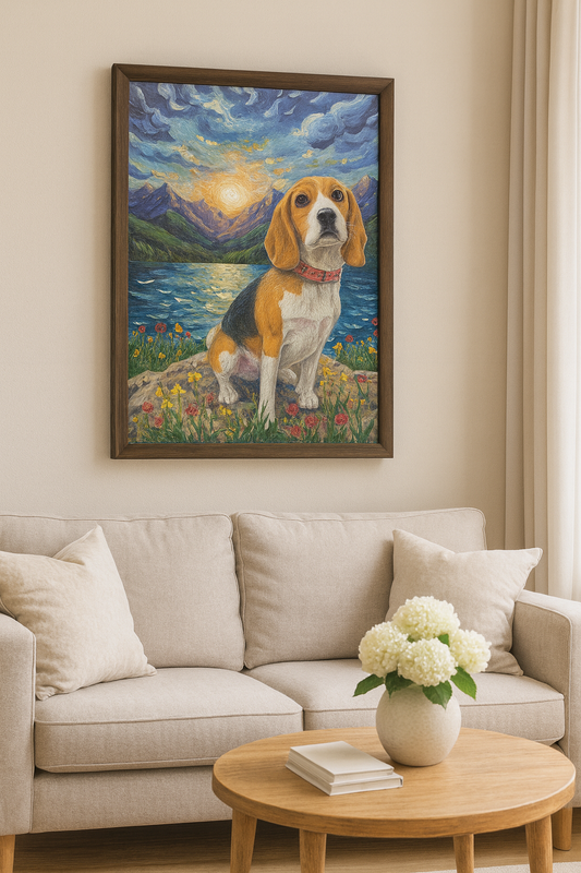 Beagle by the Lake
