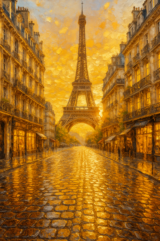 Golden Streets of Paris